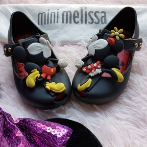 Mini Melissa kids Disney shoes size 6 for girls